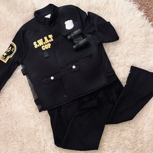 Halloween Costume Child’s SWAT cop for Children Size 4-6 Great Condition